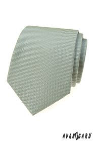 Cravata barbatesc verde eucalipt
